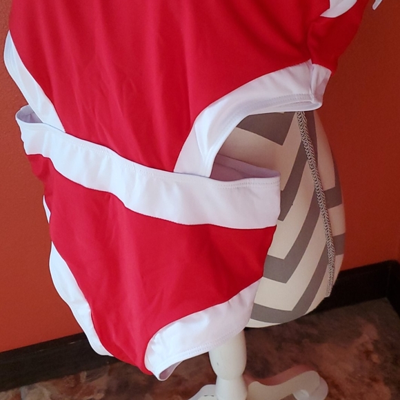 New High Neck Sexy Cut Out Sides Swimsuit XL 14 - Picture 3 of 8